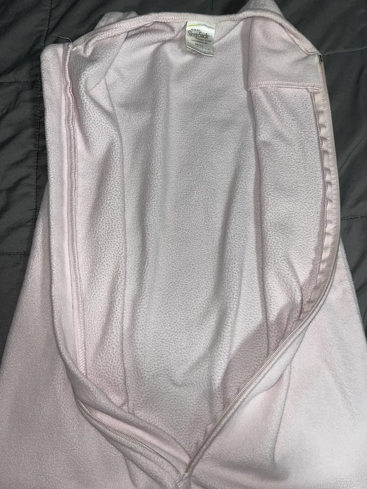 Saco de dormir Halo vestível tamanho pequeno 0-6m rosa bebê menina - Imagem 4 de 4