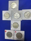 Franklin Half Dollars (7), 2-49, (1) 54, (3)58 and  (1) 62