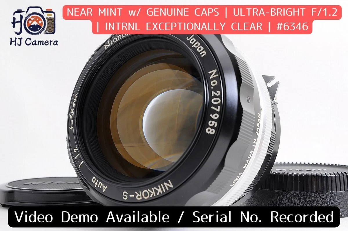 Nikon f/1.2 Camera Lenses 55mm Focal for sale | eBay