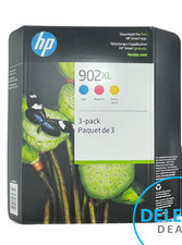 GENUINE 3-PACK HP 902XL COLOR C/M/Y INK OFFICEJET PRO 6960 SEALED BOX 12/2026