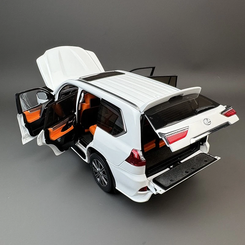 LCD 1:18 Lexus LX570 vehículo todoterreno SUV Lexus aleación modelo de coche colección de regalo Foto 3 de 4