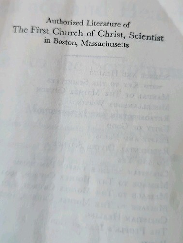 Science And Health With Key To The Scriptures by Mary Baker Eddy 1934 Edition - Foto 6 di 11