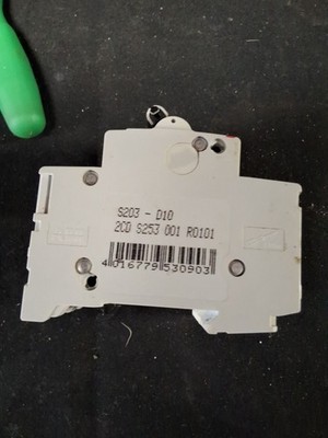 ABB S203 C10 Circuit Breaker 3-Pole 10A MCB