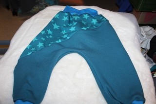 Mitwachshose Pumphose Jogginghose Handmade Gr 92 98.104 alpenfleece weich 36
