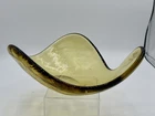 Vintage Blenko Glass Free Form Bowl - Design #537 - Jonquil