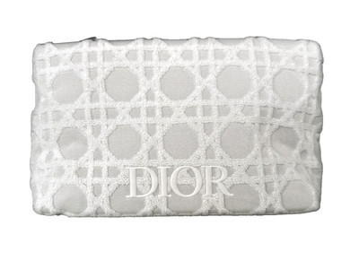 DIOR Beauty Kosmetiktasche - Make Up Pouch  weiß Dior Schriftzug Neuheit 2026