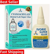 Instant Bonding Super Glue - 30g Cyanoacrylate Clear Adhesive for Precision Use