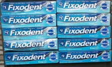 10 Fixodent Free Denture Adhesive Cream 2.4 oz Complete SEAL Rare OLD STYLE