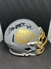 KANSAS CITY CHIEFS PRIEST HOLMES SIGNED MINI NFL HELMET JSA COA AUTOGRAPH