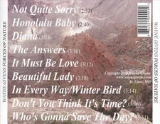 WAYNE GIVENS FORCES OF NATURE NEW CD