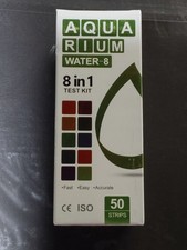 Aquarium Test Strips 8-in-1, 50 Strips Aquarium Water Testing Kit, Quick A...