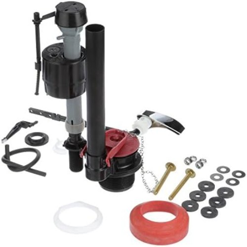 400AKR Universal All in One Toilet Repair Kit for 2-Inch Flush Valves, Easy I...