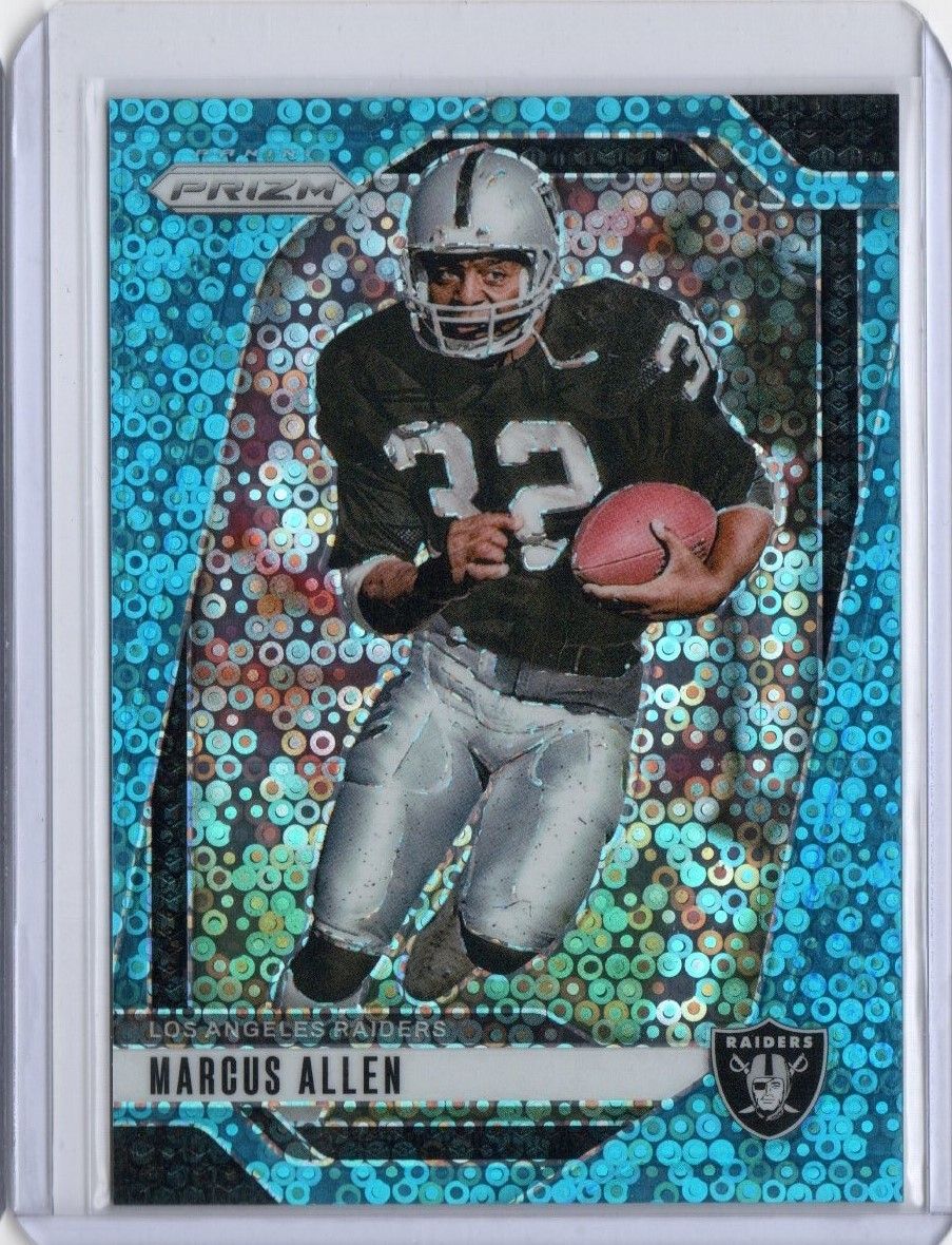 2024 PANINI PRIZM FOOTBALL MARCUS ALLEN BLUE DISCO SP PRIZM #88/99 RAIDERS