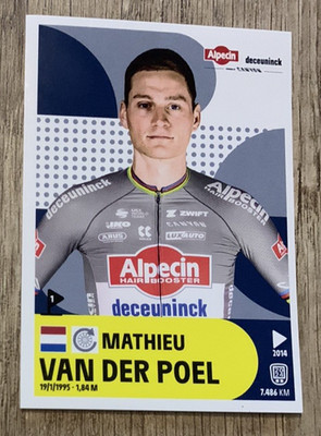 Panini Tour de France 2025 Sticker 40 Mathieu Van der Poel (Alpecin deceuninck)