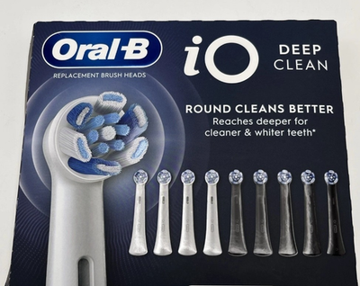 #ad OEM Oral B iO Replacement Brush Heads Deep Clean 8 Unit Multi Pack NEW $27.99