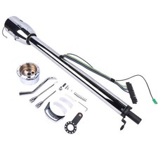Fast 32"GM Steering Column Tilt Auto No Key Universal W/ 9 Holes Wheel Adapter