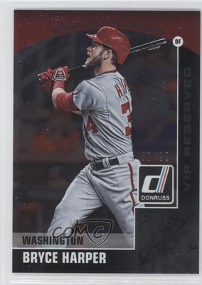 2015 Panini Donruss Preferred VIP Reserved Black 77/99 Bryce Harper #23 b9e