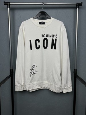Dsquared2 Icon Ibrahimovic Mens Crew Neck Sweatshirt Size XXL | eBay
