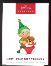 2024 Hallmark North Pole Tree Trimmers Keepsake Ornament 12th in Series