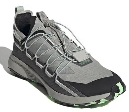 adidas Terrex Voyager Canvas Travel Hike AT Shoes Metal Grey Mens 10 New In Box - Afbeelding 6 van 10