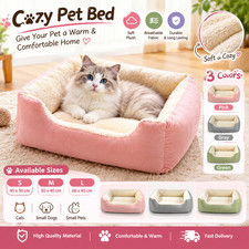 Plush Cat Bed Pet Cushion Breathable Kitten Dog Sleeping Mat