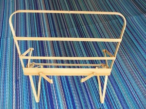 Vintage Ponten Metal Adjustable Reading /Book/ Magazine Stand - Folds
