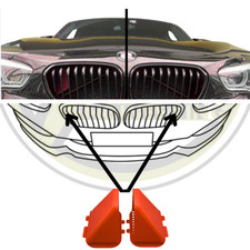 BMW Cold Air Intake Scoops   Left & Right wit...