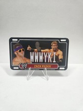 WWE Zack Ryder Power Plate 2012 Topps License Plate