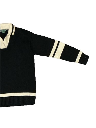 Suéter tejido Lauren by Ralph Lauren para mujer pequeño tejido cuello en V vintage - Imagen 2 de 12