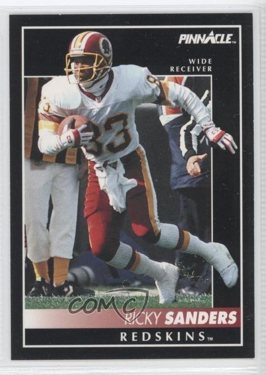 1992 Pinnacle Ricky Sanders #23 11pj