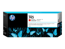 HP 745 300-ml DesignJet Chromatic Red Ink Cartridge, F9K06A