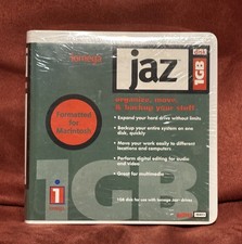 Iomega Jaz 1GB Disk Formatted for Macintosh BRAND NEW SEALED MPU 10411