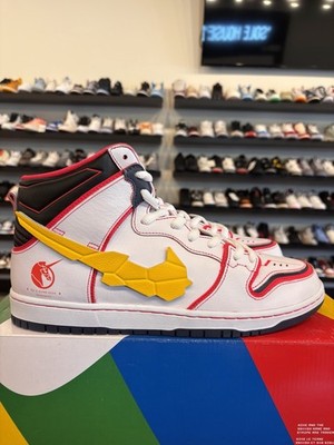Nike Dunk SB High Gundam Project Unicorn RX-0 Size 13 Pre-Owned DH7717-100