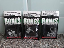 Reaper  Miniature Dark Heavens Bones 3x Dragon Hatchling Models, Ready to Paint