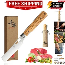 440A stainless steel Ultra sharp pocket folding Chef knife peeling utility kn...