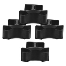 4 Pcs Whistles for Coaches Sports with Strap Plastic Referee Clip