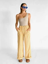 Matin Stripe Cotton Pant