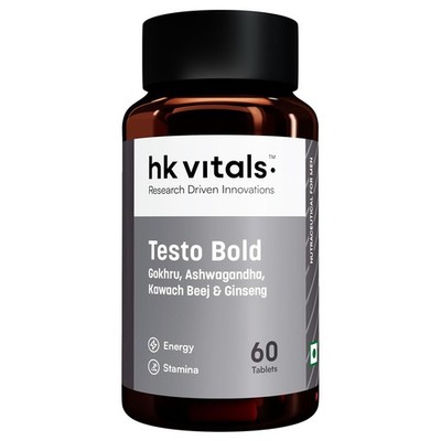 hk vitals Testo Bold (60 Tablets) Testosterone Booster for Men | FREE SHIPPING
