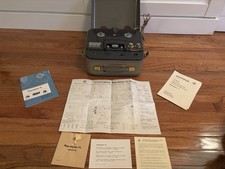 Telefunken Magnetophon 76 Tube Reel to Reel w/ Schematics