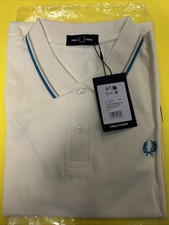 Image of Fred Perry Twin Tipped Men’s Polo Shirt Large BNWT M3600 100% Authentic