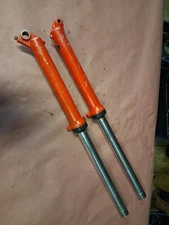 1985 85 86 1986 YAMAHA TY350 TY 350 TRIALS OEM FRONT FORKS FORK LEGS  LEFT RIGHT