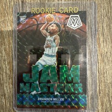 2023-24 Mosaic Brandon Miller Green Mosaic Prizm Jam Masters Rookie RC Hornets