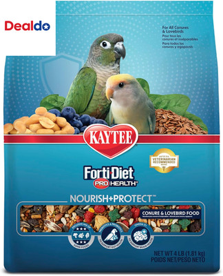 Forti-Diet Pro Health Nourish+Protect Conure & Lovebird Food, Comprehensive Nutr
