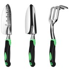 Garden Tool Set, 3 Pack Aluminum Heavy Duty Gardening Kit Includes Hand Trowe...
