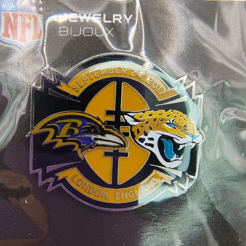 Jacksonville Jaguars VS Baltimore Ravens NFL Game Day Pin 9/24/2017 London - Picture 3 of 3
