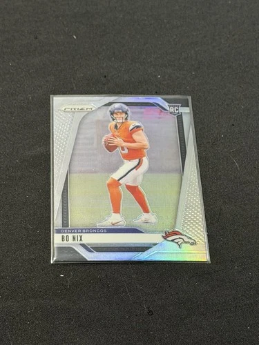 2024 Panini Prizm Rookies Bo Nix #309 Silver Prizm (RC)