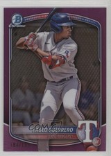 2025 Bowman Chrome Prospects Fuchsia Refractor /199 Pablo Guerrero #BCP-144 05nu