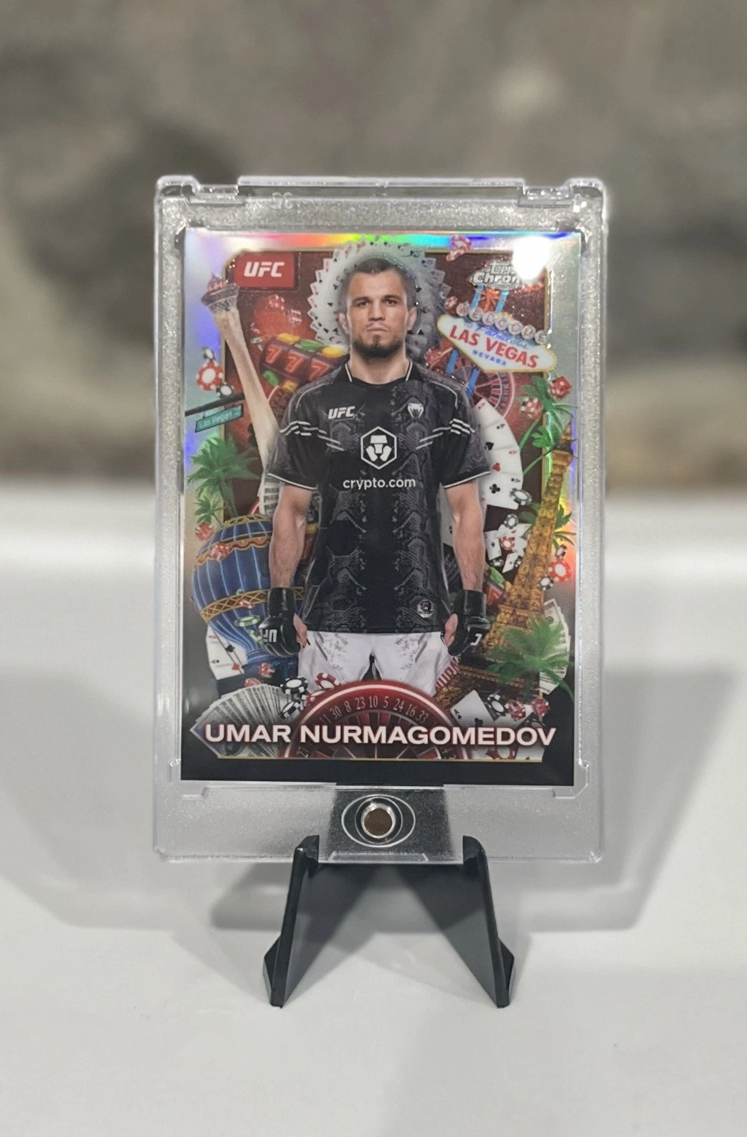 2025 Topps Chrome UFC Umar Nurmagomedov Titans CASE HIT TNS-4