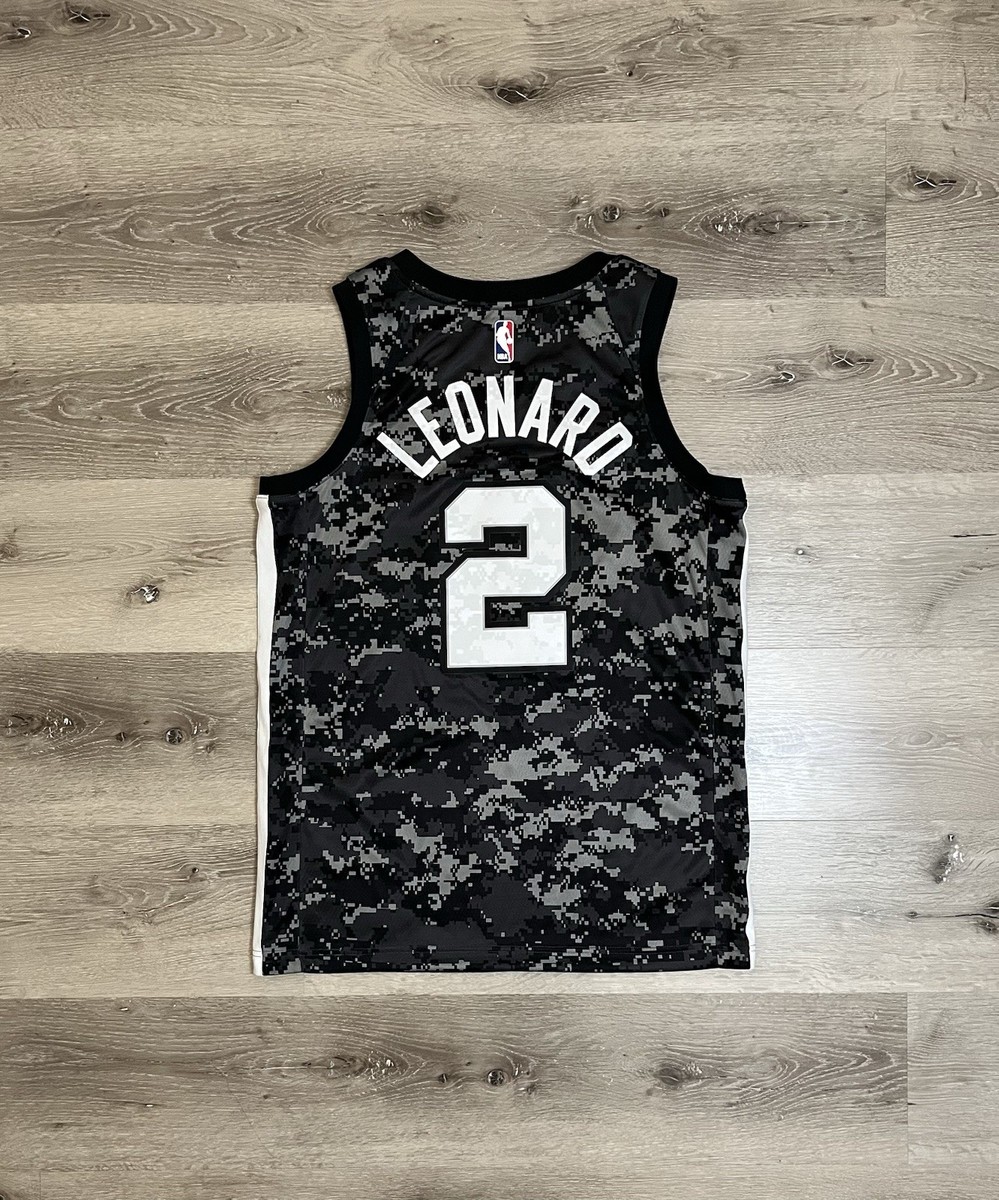 バスケットボール NIKE - San antonio Spurs Kawhi Leonard Jersey Nike San Antonio Spurs Jersey Camo City Edition Kawhi