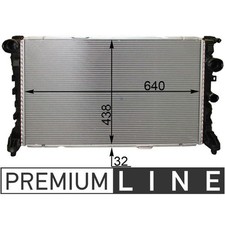 Kühler Motor Rippen gelötet 640 mm - 438 mm MAHLE für u.a. MB E-KLASSE Kühler Motor Rippen gelötet 640 mm - 438 mm MAHLE für u.a. MB E-KLASSE